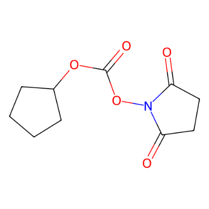 图片 环戊基-N-琥珀酰亚胺基碳酸酯，N-(Cyclopentyloxycarbonyloxy) succinimide [Cyp-Osu]；≥98%