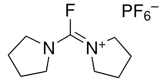 图片 双(四亚甲基)氟代甲酰胺六氟磷酸，Fluoro-N,N,N′,N′-bis(tetramethylene)formamidinium hexafluorophosphate [BTFFH]；≥99.0% (T)