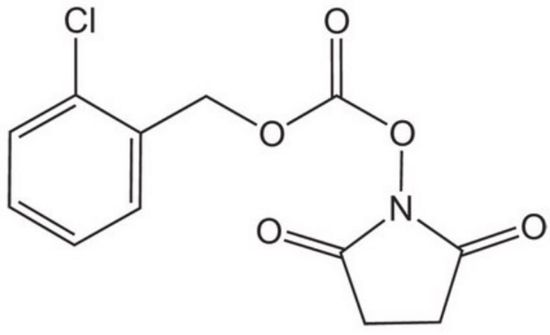 图片 2-氯苄基-N-琥珀酰亚胺基碳酸酯，N-(2-Chlorobenzyloxycarbonyloxy) succinimide [2-Cl-Z-Osu, Z(2-Cl)-OSu]；≥98%