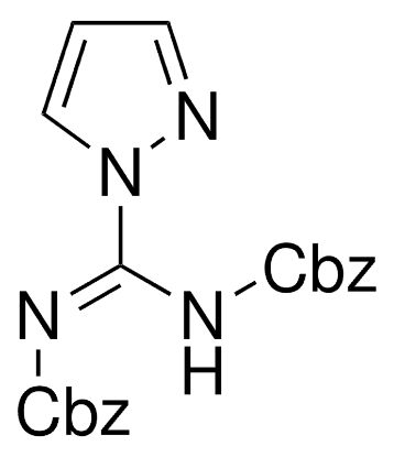 图片 N,N′-双(苄氧羰基)-1H-吡唑-1-甲脒，N,N′-Bis(benzyloxycarbonyl)-1H-pyrazole-1-carboxamidine [Z-Pyrazol]；97%