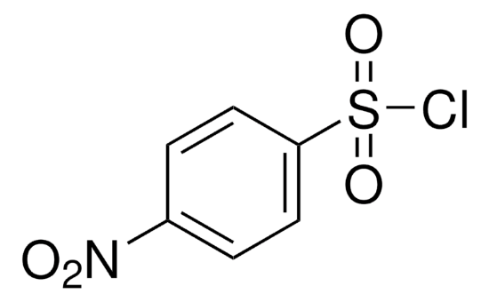 图片 4-硝基苯磺酰氯，4-Nitrobenzenesulfonyl chloride [NsCl]；97%