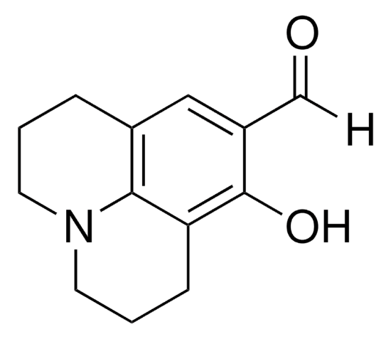 图片 2,3,6,7-四氢-8羟基-1H,5H-苯并[ij]喹嗪-9甲醛，2,3,6,7-Tetrahydro-8-hydroxy-1H,5H-benzo[ij]quinolizine-9-carboxaldehyde；98%