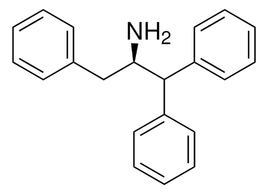 图片 (R)-(+)-1-苄基-2,2-二苯基乙胺，(R)-(+)-1-Benzyl-2,2-diphenylethylamine；98%