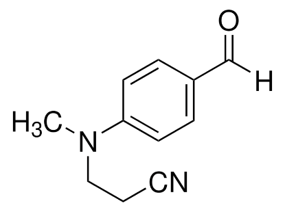 图片 4-(N-甲基-N-氰乙基)氨基苯甲醛，4-[(2-Cyanoethyl)methylamino] benzaldehyde；98%