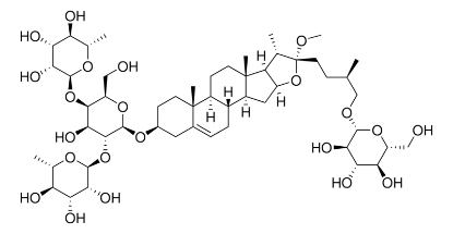 图片 甲基原薯蓣皂，Methyl protodioscin；≥98% (HPLC)