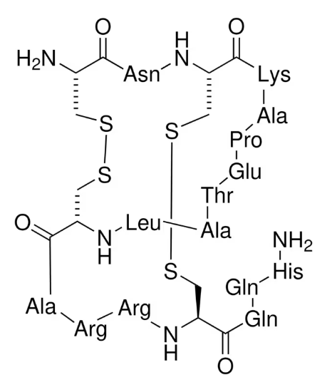 图片 蜂毒明肽，Apamin；from bee venom, ≥95% (HPLC)