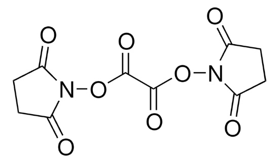 图片 N,N′-二琥珀酰亚胺基草酸，N,N′-Disuccinimidyl oxalate [DSO]；85%