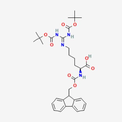 图片 N-芴甲氧羰基-N,N-二叔丁氧羰基-L-高精氨酸，Fmoc-HomoArg(Boc)2-OH；≥98%