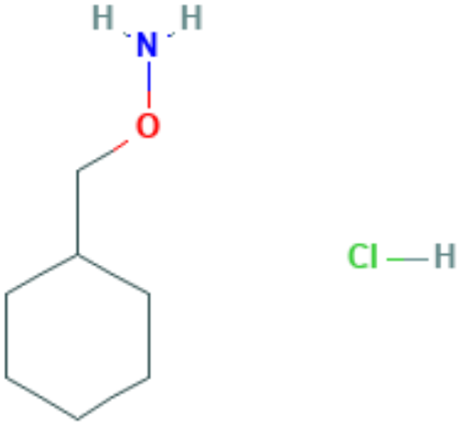 图片 O-甲基环己基羟胺盐酸盐，O-(Cyclohexylmethyl)hydroxylamine Hydrochloride [cHex-HA.HCl]；≥98%