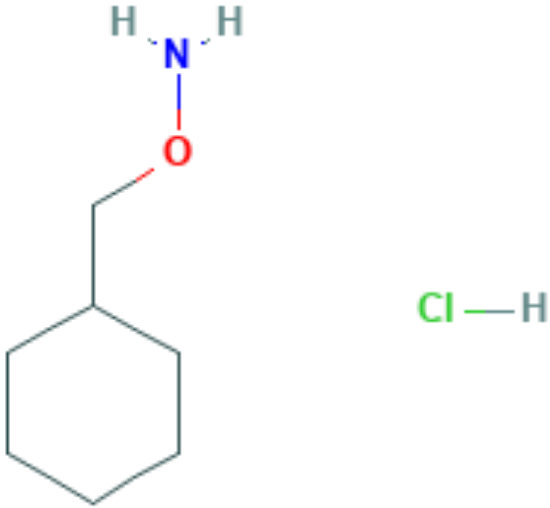 图片 O-甲基环己基羟胺盐酸盐，O-(Cyclohexylmethyl)hydroxylamine Hydrochloride [cHex-HA.HCl]；≥98%