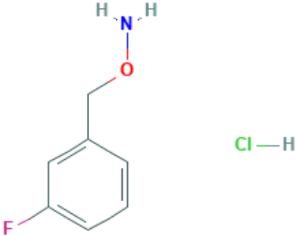 图片 O-(3-氟苄基)羟胺盐酸盐，1-[(Ammoniooxy)methyl]-3-fluorobenzene chloride [MFB-HA]；≥98%