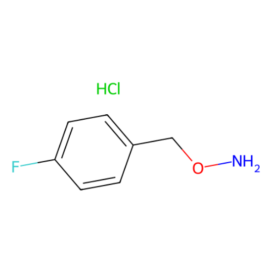 图片 4-氟苄氧胺盐酸盐，O-(4-Fluorobenzyl)hydroxylamine hydrochloride [PFBHA]；≥98%