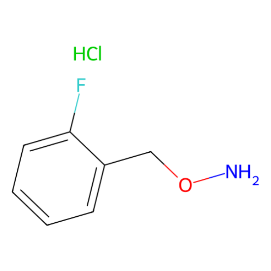 图片  O-[(2-氟苯基)甲基]羟胺盐酸盐，O-(2-Fluorobenzyl)hydroxylamine hydrochloride；≥98%