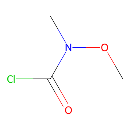 图片 N-甲氧基-N-甲基氨基甲酰氯，N-Methoxy-N-methylcarbamoyl Chloride；≥98%