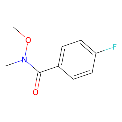 图片  4-氟-N-甲氧基-N-甲基苯甲酰胺，4-Fluoro-N-methoxy-N-methylbenzamide [FB-DMHH]；≥98%