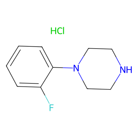 图片 1-(2-氟苯基)哌嗪盐酸盐，1-(2-Fluorophenyl)piperazine Hydrochloride；≥98%