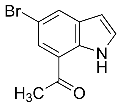 图片 7-乙酰基-5-溴吲哚，7-Acetyl-5-bromoindole；96%