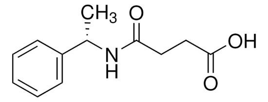 图片 (S)-(-)-N-(1-苯乙基)琥珀酰胺酸，(S)-(−)-N-(1-Phenylethyl)succinamic acid；98%