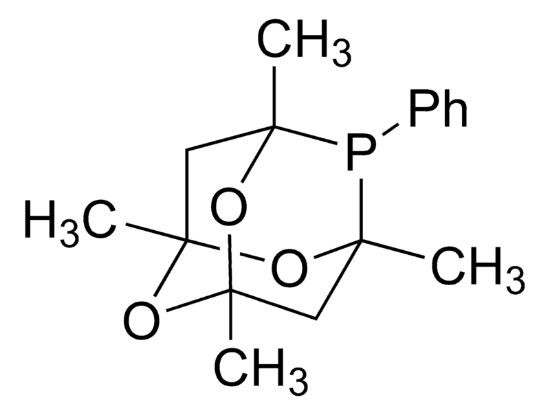 图片 1,3,5,7-四甲基-6-苯基-2,4,8-三氧-6-磷金刚烷，1,3,5,7-Tetramethyl-6-phenyl-2,4,8-trioxa-6-phosphaadamantane [meCgPPh]；97%