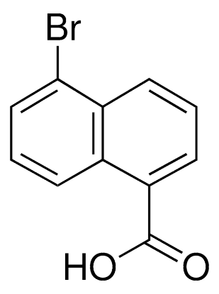 图片 5-溴-1-萘甲酸，5-bromo-1-naphthoic acid；≥98%