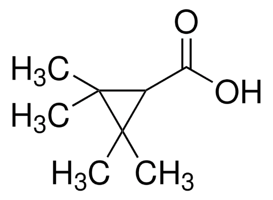 图片 2,2,3,3-四甲基环丙烷甲酸，2,2,3,3-Tetramethylcyclopropanecarboxylic acid；99%