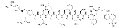 图片 DABCYL-Glu-Arg-Nle-Phe-Leu-Ser-Phe-Pro-EDANS trifluoroacetate salt；≥95% (HPLC)