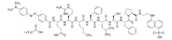 图片 DABCYL-Glu-Arg-Nle-Phe-Leu-Ser-Phe-Pro-EDANS trifluoroacetate salt；≥95% (HPLC)