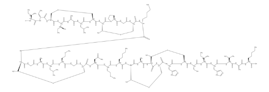 图片 乳酸链球菌肽来源于乳酸乳球菌，Nisin from Lactococcus lactis [Nisin A]；potency: ≥900 IU/mg