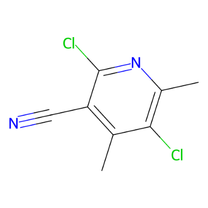 图片 2,5-二氯-4,6-二甲基烟腈，2,5-Dichloro-4,6-dimethylnicotinonitrile；99%