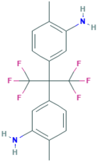 图片 2,2-双(3-氨基-4-甲苯基)六氟丙烷，2,2-Bis(3-amino-4-methylphenyl)hexafluoropropane；≥99.0%