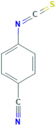 图片 4-氰基苯基硫代异氰酸酯，4-Cyanophenyl Isothiocyanate；99%