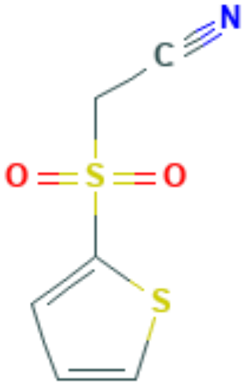 图片 噻吩-2-磺酰乙腈，2-(thiophene-2-sulfonyl)acetonitrile；98%